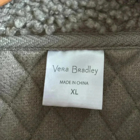 Vera Bradley Floral and Sherpa Pullover - Picture 3 of 4